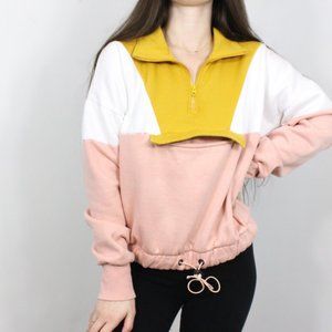 *Ardene 1/4 Zip Colour Blocked Sweater